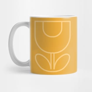 Tulip Line Yellow Mug